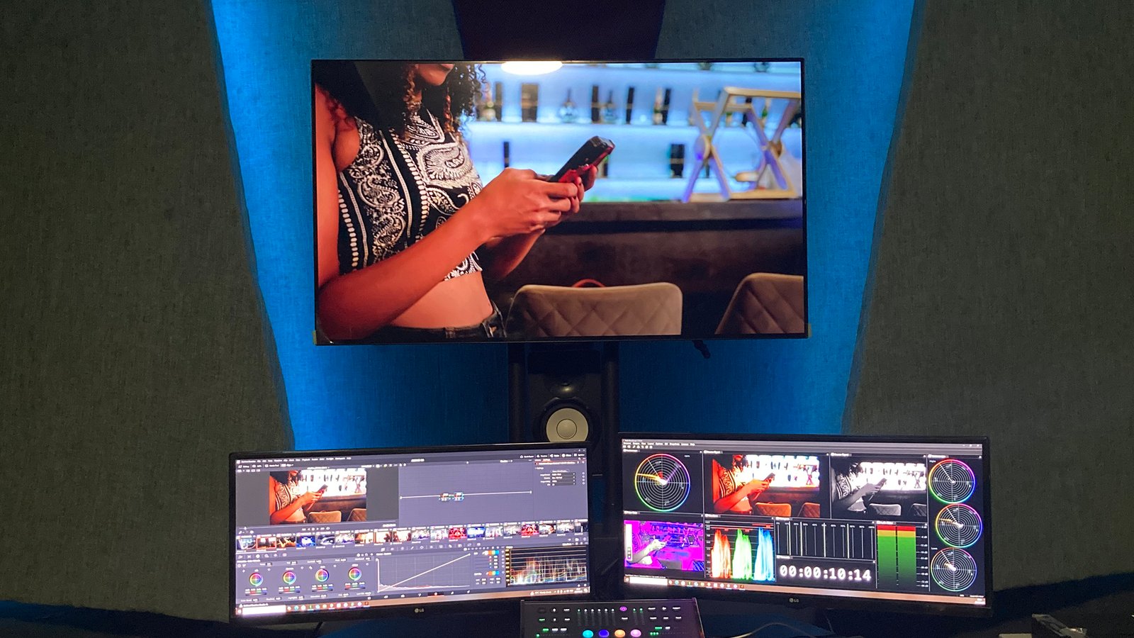 Imagofilm colour grading and post-production suite